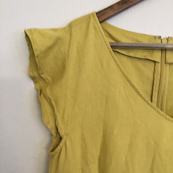 Goodthreads Flutter Sleeve Boho Peasant Mini Dress Size S - Picture 6 of 13